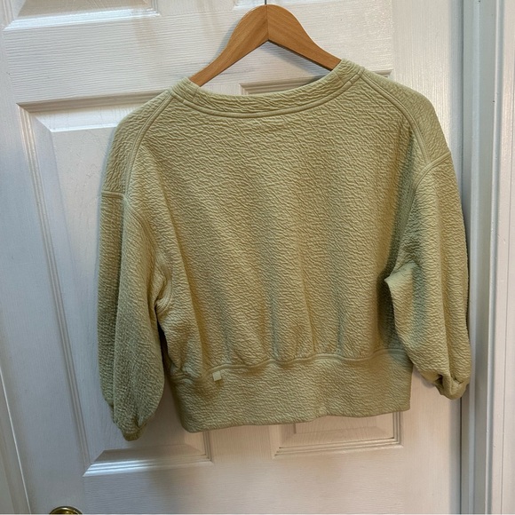 Lululemon Textured Crewneck Pullover sweatshirt Dew Green 6 - Picture 4 of 7